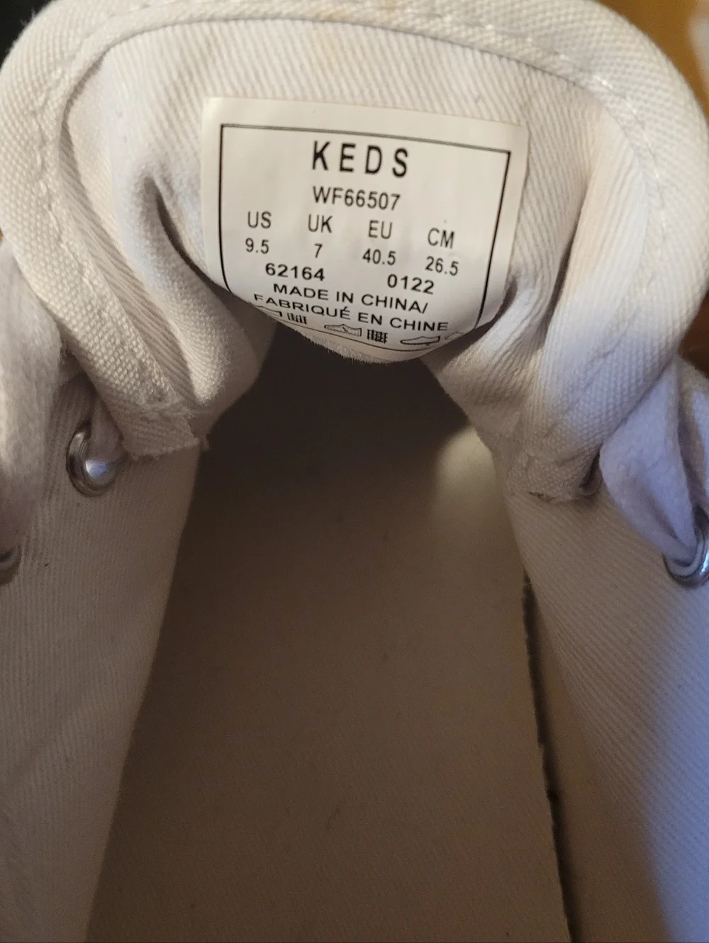 Keds White Canvas Low-Top Platform Sneakers - Picture 5 of 5
